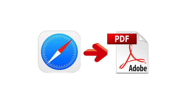 Iphoneのsafariで閲覧中のwebページをpdfで保存する方法 Kw Blog